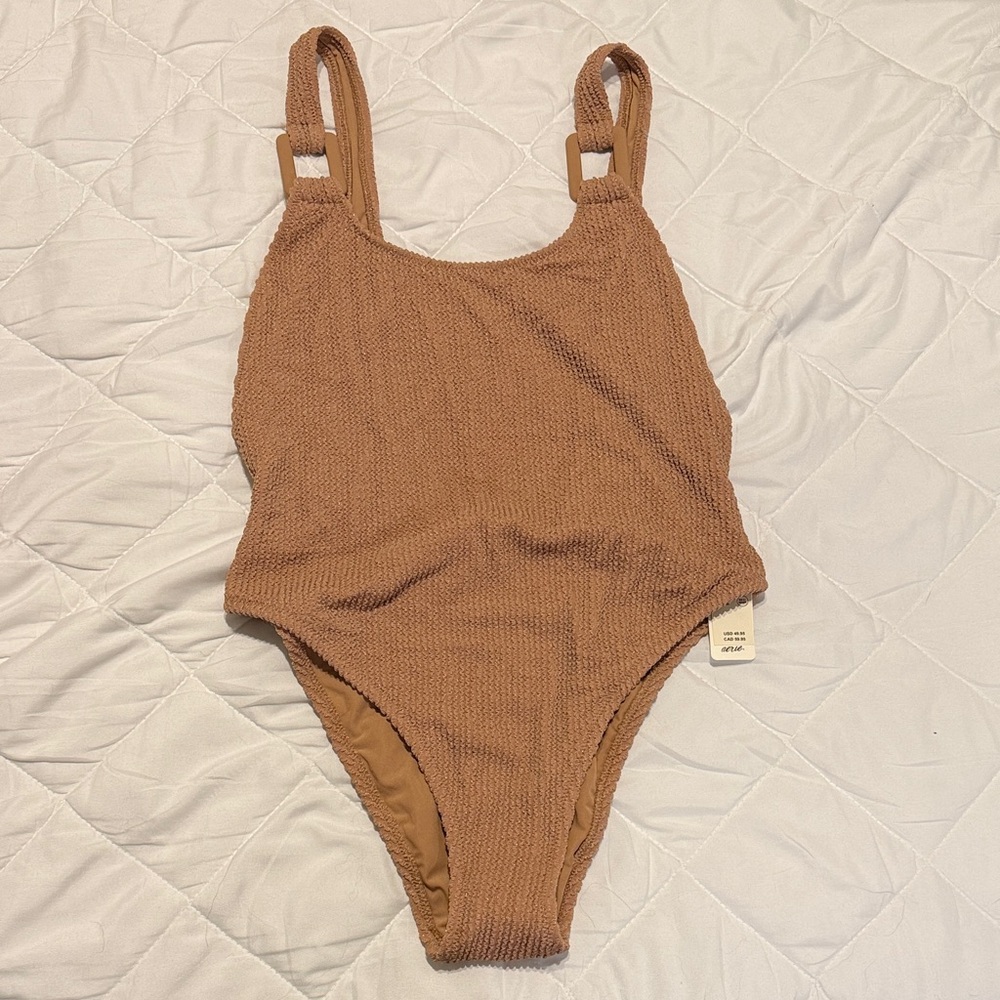 Aerie Tan One Piece Swimsuit